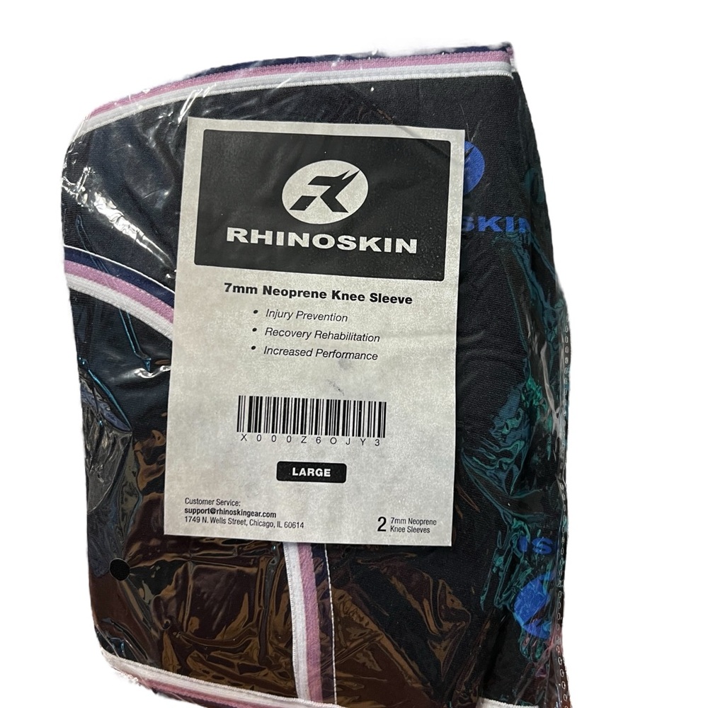 Black Neoprene Knee Sleeve